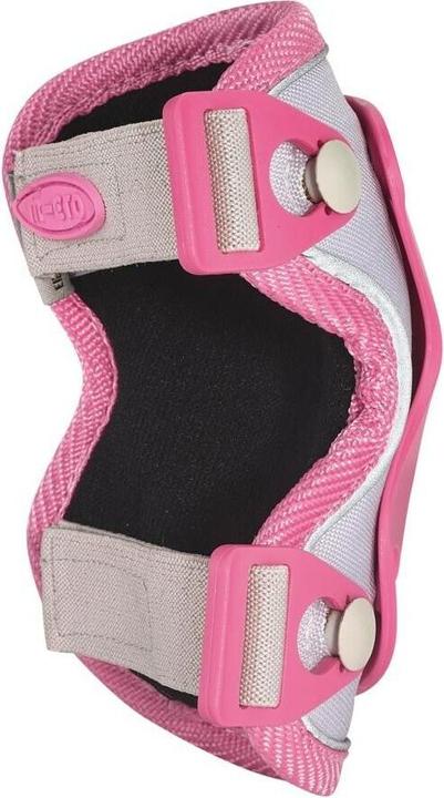 Actual product image Micro Knee/elbow pads reflective Pink M (M, Knee pad, Elbow protectors, Pair)