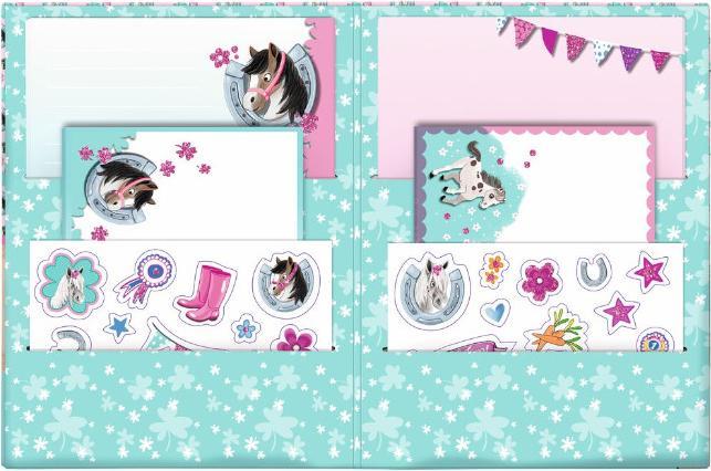 Produktbild Briefpapier-Set Pferde (20 Stk.)