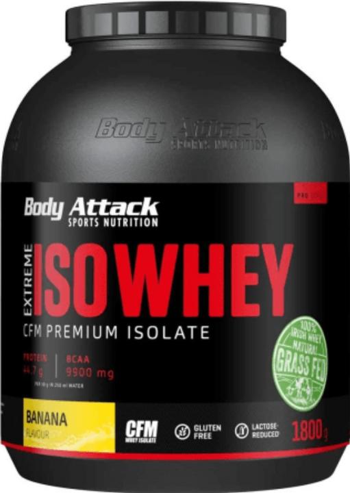Actual product image Body Attack Extreme Iso Whey Professional (Banana, 1 pcs., 1800 g)