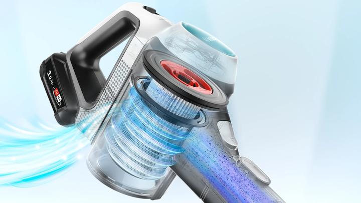 Immagine prodotto Bosch Hausgeräte Scopa elettrica lavapavimenti 2in1 Unlimited 7 ProHygienic Aqua Bianco