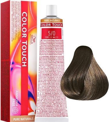Immagine prodotto Wella Professionale - Color Touch Pure Naturals - Tinta demi-permanente per capelli senza ammoniaca 5/0 - (5/0)
