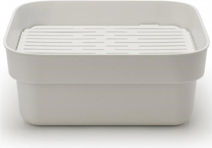 Brabantia Waschbecken mit Abtropfboden, Grau (34.40 cm, 37.40 cm)