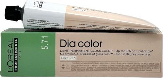 L'Oréal Paris Loreal DIA Color 5,71 Hellbraun Matt Asch 60 ml (5.71 Hellbraun Matt Asch)
