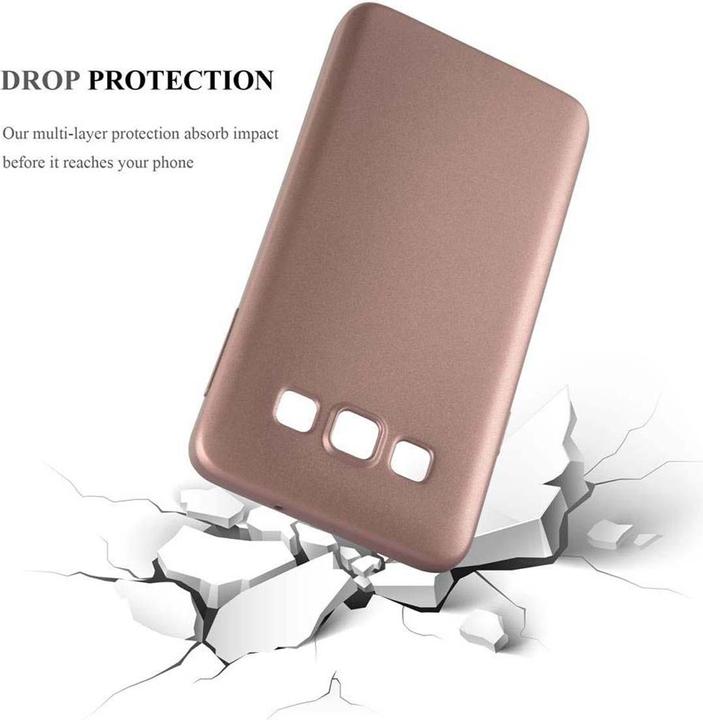 Actual product image Cadorabo TPU Matt Metallic Cover (Samsung Galaxy A3)