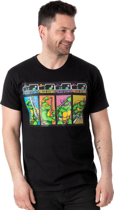Produktbild Teenage Mutant NT Press Start Arcade Game TShirt (XL)