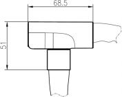 Produktbild Stahlex Kettenschloss 995 6 x 1200 mm Mix (120 cm)