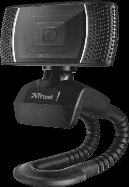 Actual product image Trust Doba - 1280 x 720 pixels - 720p - Car - USB - Black - Clip / Stand (Cable, USB Type-B)