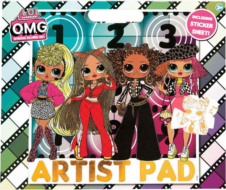 Image du produit L.O.L. Surprise! LOL. Livre de coloriage à bloc d'artistes avec planche d'autocollants