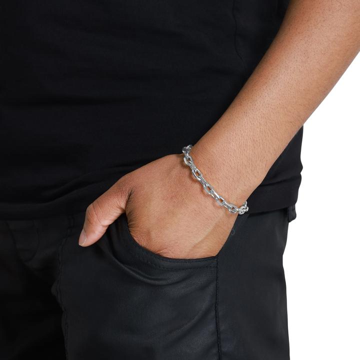 Produktbild Heideman Justin silberfarbend poliert (18 cm, 100% Edelstahl)