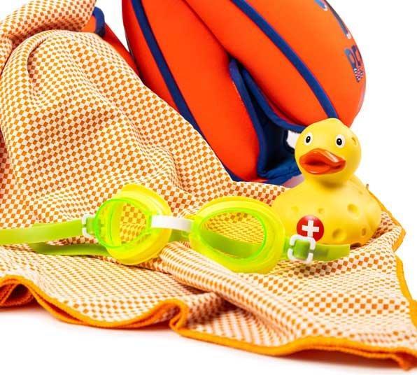 Produktbild Tembo Bambus Reisehandtuch mit Aktivkohlefasern Orange M