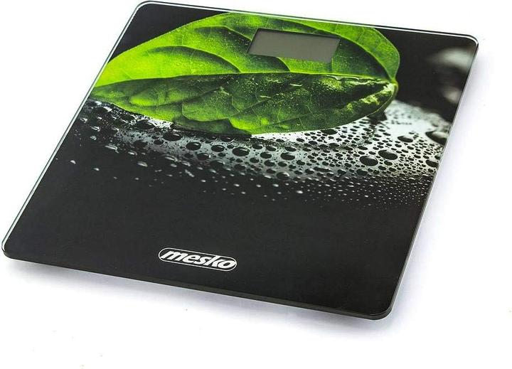 Mesko Bilancia da bagno MS 8149 Peso massimo (capacità) 150 kg, Precisione 100 g, Nero/verde (150 kg)