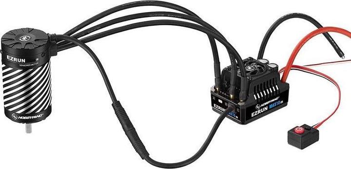 Actual product image Hobbywing Ezrun MAX10 G2 140A Combo with 3665SD-3200kV 5mm shaft