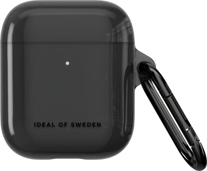 Immagine prodotto iDeal Of Sweden Airpods laadimiskarbiümbris (1/2 gen) Custodia trasparente, nero lucido (Manicotto per cuffie)