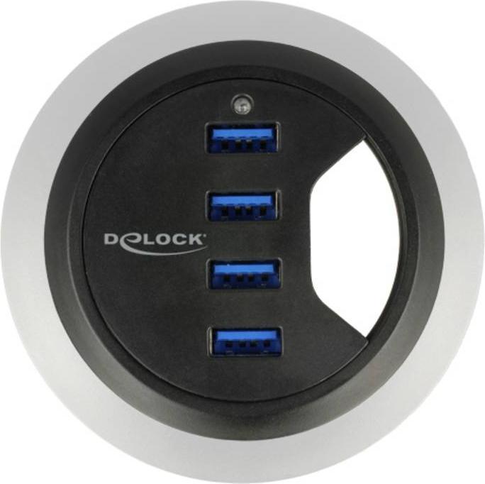 Produktbild Delock Tisch-Hub 4 Port USB 3.0 (USB-A, 4 Ports)