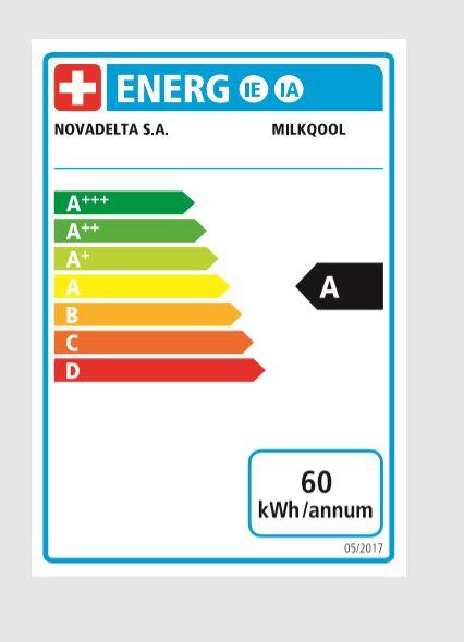 Label énergétique Delta Q Milk Qool (DELTA Q)