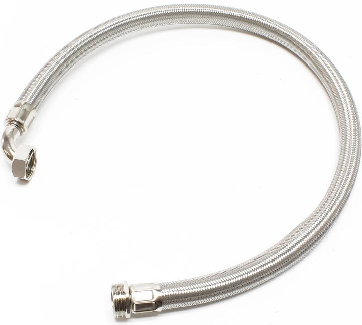 Actual product image Wiltec Steel Braided Water Hose 0.6m DN25 (1 inch) for Domestic Waterworks