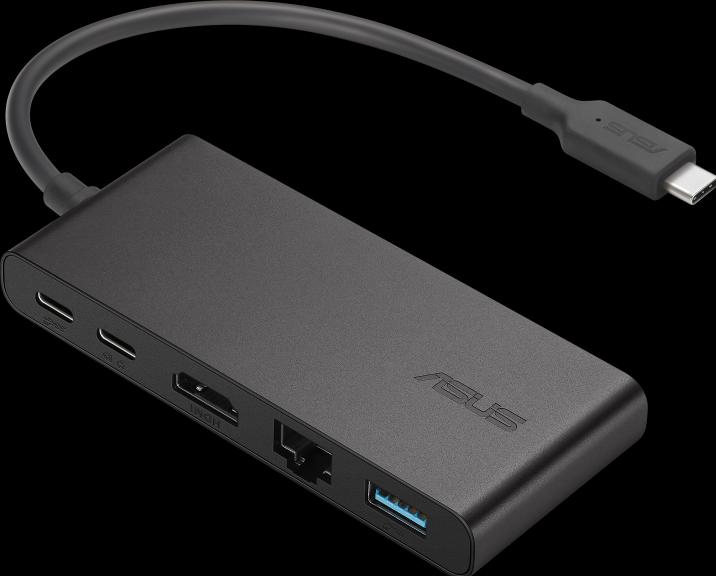 Immagine prodotto ASUS Doppio dock USB-C 4K (USB-C, 5 Porti)