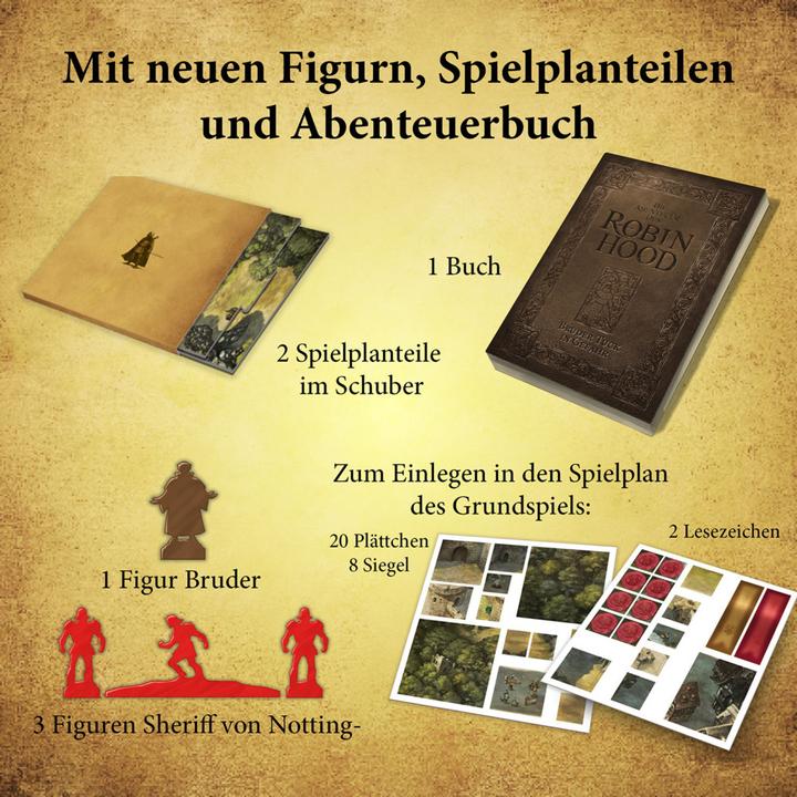 Actual product image Kosmos The adventures of Robin Hood - Brother Tuck in danger (German)