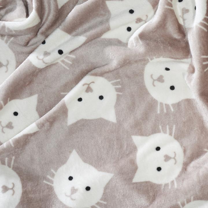 Produktbild VBS Double-Fleece-Stoff "Katze", 145 cm breit, Meterware