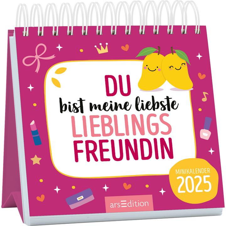 Image du produit Mini calendrier mensuel Tu es mon amour (11,5 x 11,5 cm, Allemand)