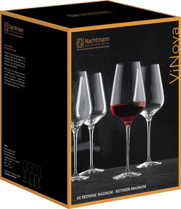 Immagine prodotto Nachtmann ViNova (68 cl, 4 Occhiali, Bicchieri da vino rosso)