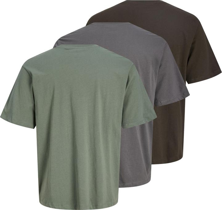 Actual product image Jack & Jones 3er-pack Einfarbig Rundhalsausschnitt T-shirt T-shirt (XS)