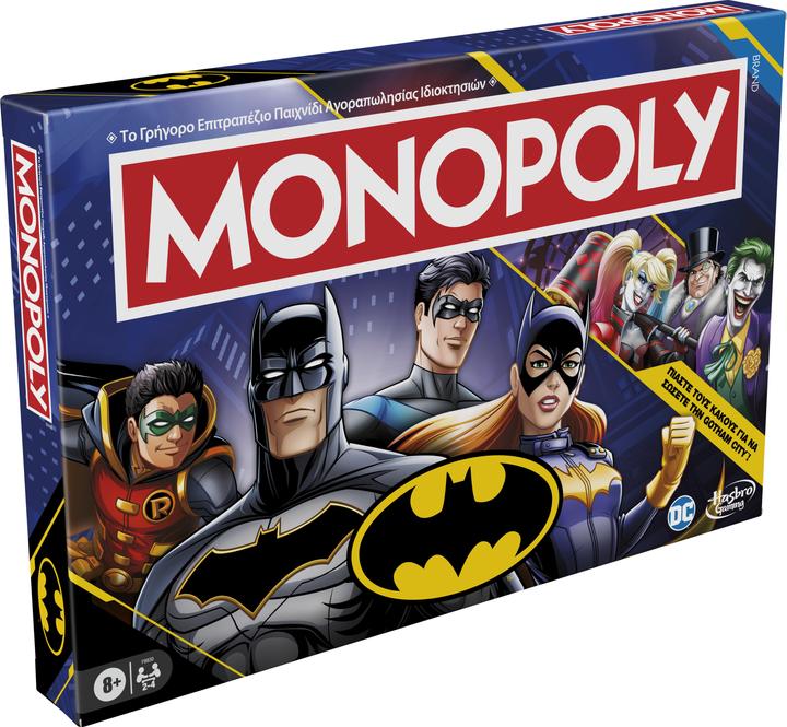 Actual product image Hasbro Gaming Monopoly Batman Edition Board Game, Kids and Family Games for 2 to 4 Players, Ages 8+