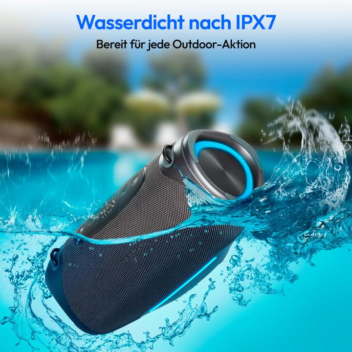 Actual product image Medion LIFE® P61762 Portable Bluetooth® speaker (47 h)