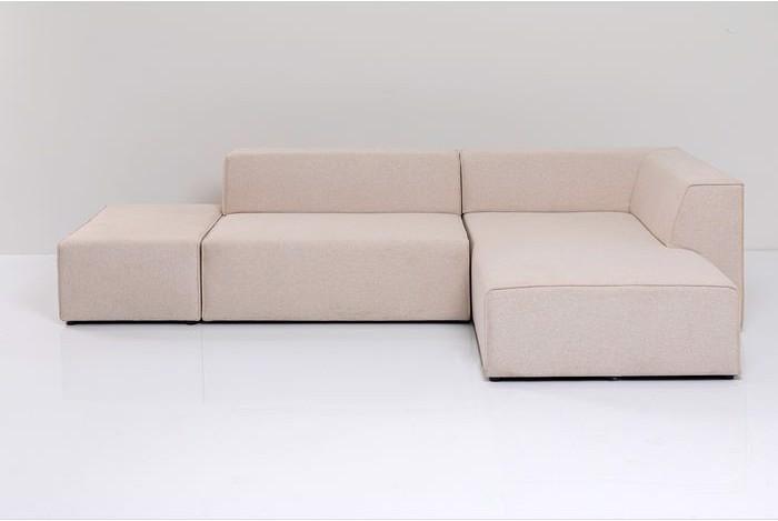 Actual product image Kare Design Corner Sofa Infinity Ottomane Creme Right (Corner sofa)