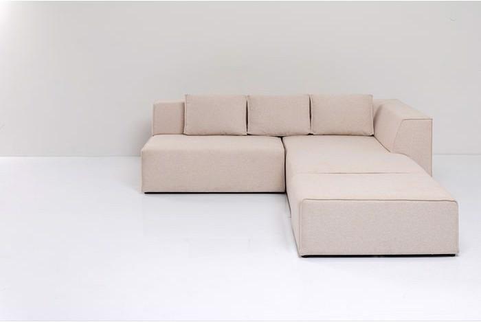 Actual product image Kare Design Corner Sofa Infinity Ottomane Creme Right (Corner sofa)