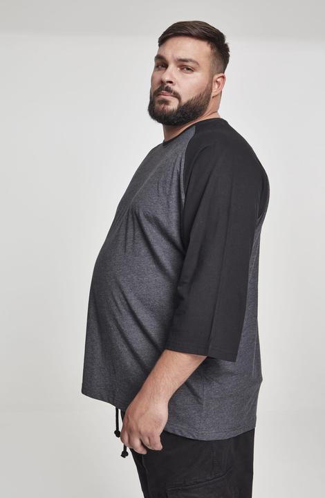 Actual product image Urban Classics Contrast 3/4 Sleeve Raglan Tee (5XL)