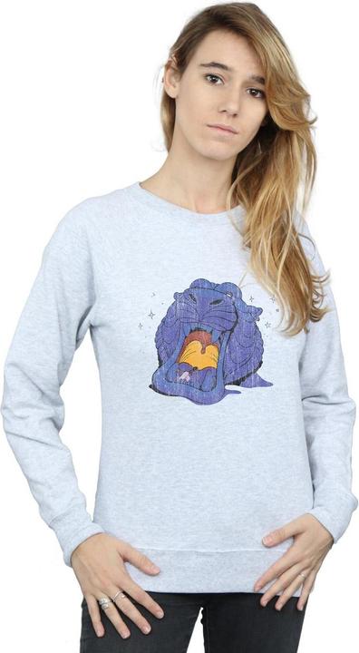 Actual product image Disney Womens/Ladies Aladdin Cave Of Wonders Distressed Sweatshirt (S)