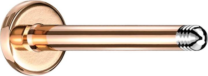 Produktbild Star Piercing Micro Labret-Stab rosegold (Chirurgenstahl 316L, ohne Messing)