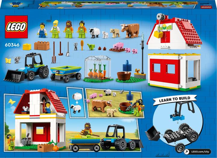 Produktbild LEGO Bauernhof mit Tieren (60346, LEGO City)