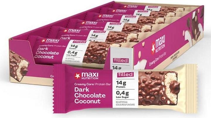 Produktbild Maxi Nutrition Riegel Creamy Core Kokos/Schokolade (Kokos, Schokolade, 12 Stk., 800 g)
