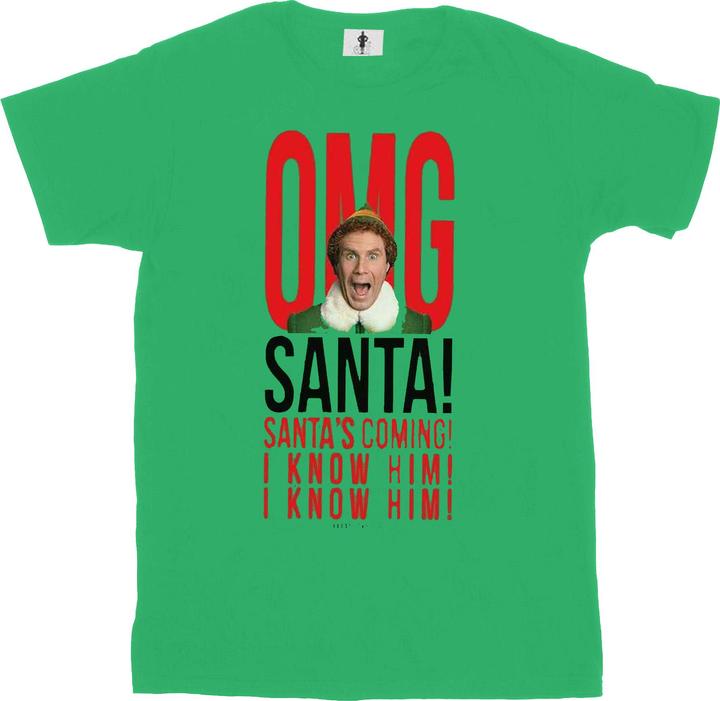 Produktbild Elf OMG Santa I Know Him TShirt (XXL)