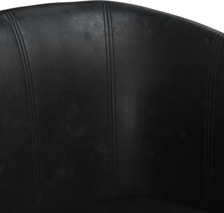 Immagine prodotto VidaXL Clubsessel Schwarz Kunstleder,Farbe: Schwarz,Material