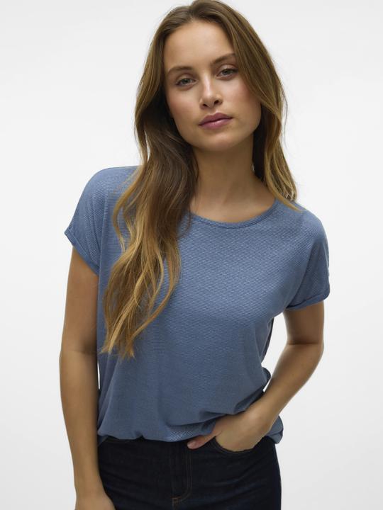 Produktbild Vero Moda Vmlava Glitter Ss Top Stripe Ga (XL)