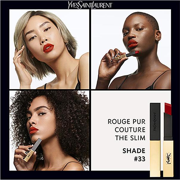 Actual product image Yves Saint Laurent Rouge Pur Couture The Slim Orange Desire 33 (No. 33 - Orange Desire)