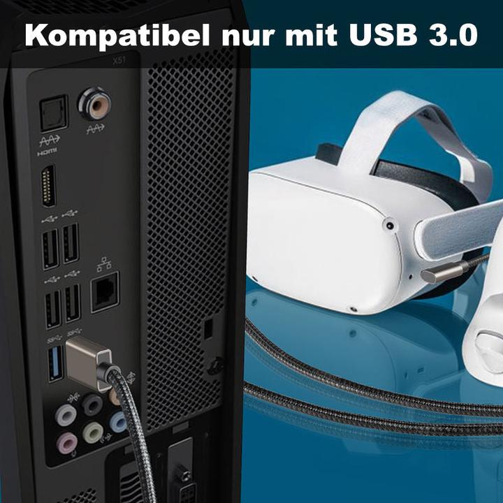 Immagine prodotto Hermex Oculus Quest 1 + 2 Cavo dati da 3 metri per occhiali VR