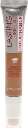 Actual product image Rimmel London Rimmel Lasting Finish 25hr Breathable Concealer 600 Dark 7ml (600 dark)