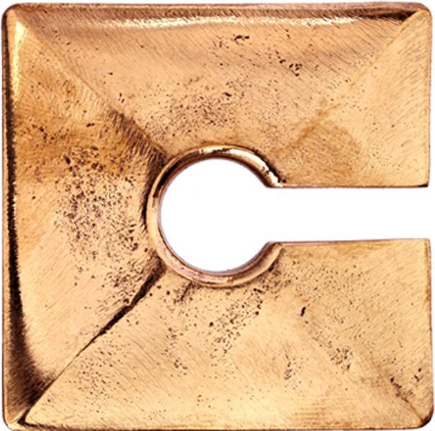 Image du produit Star Piercing Ohrgewicht Schlüsselloch rosegold viereckiger Teller (sans laiton, Bronze)