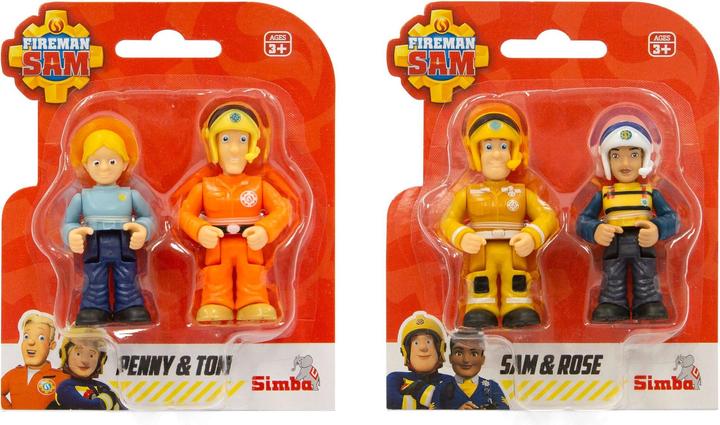 Produktbild Simba Fireman Sam 10925285038 3 Years 2.75" Figures Sam+Tom Penny+Tom Random