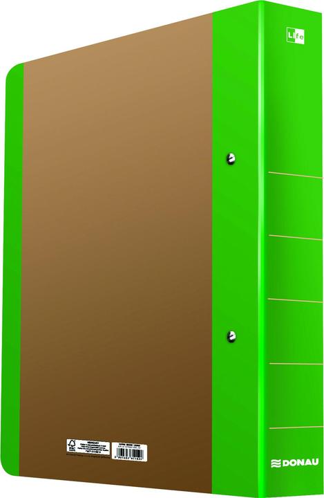 Actual product image Donau Ring binder 2 rings Life green (A4, 50 mm, 1 Piece)