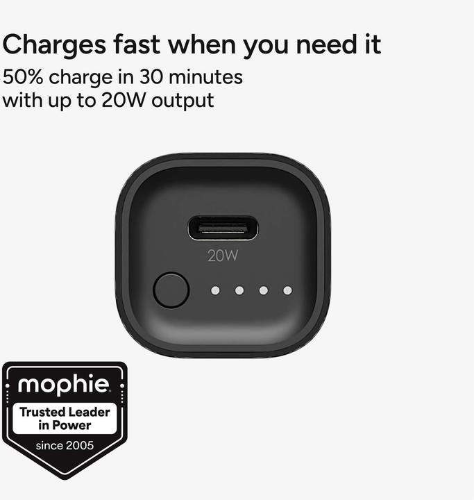 Produktbild mophie Powerstation Mini (5000 mAh, 20 W, 20 Wh)