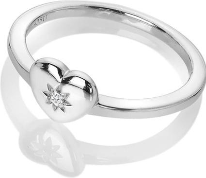 Produktbild Hot Diamonds Romantic silver ring with diamond Most Loved DR241 - Circuit: 55 mm (55)