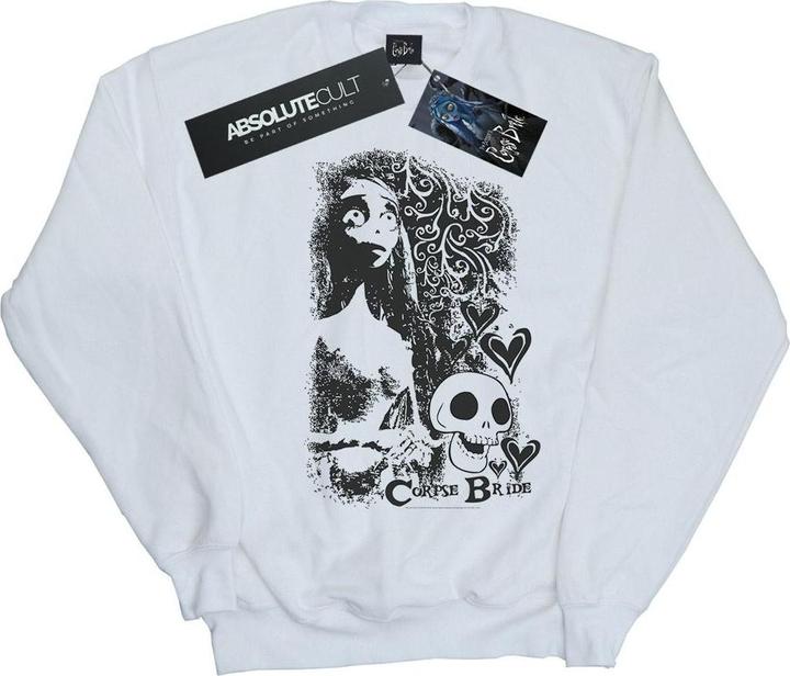 Produktbild Corpse Bride Skull Logo Sweatshirt Mädchen (140, 146)
