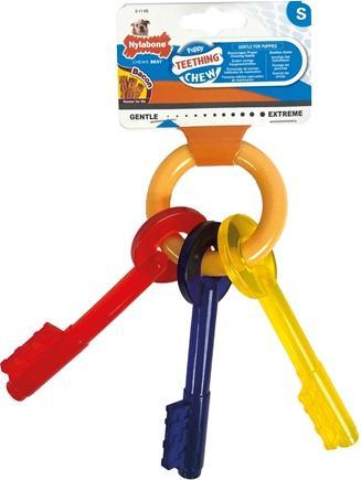 Produktbild Nylabone Puppy Chew Bijtsleutels Baconsmaak