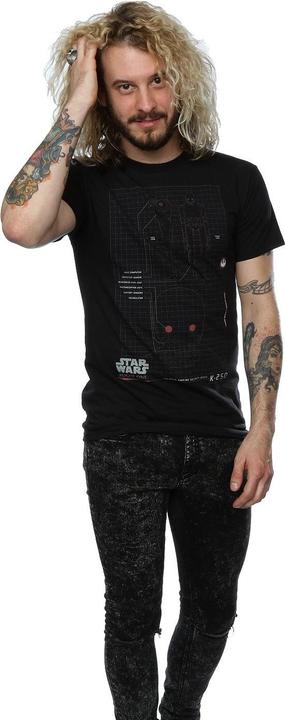 Produktbild Star Wars Rogue One K2SO Schematic TShirt (3XL)