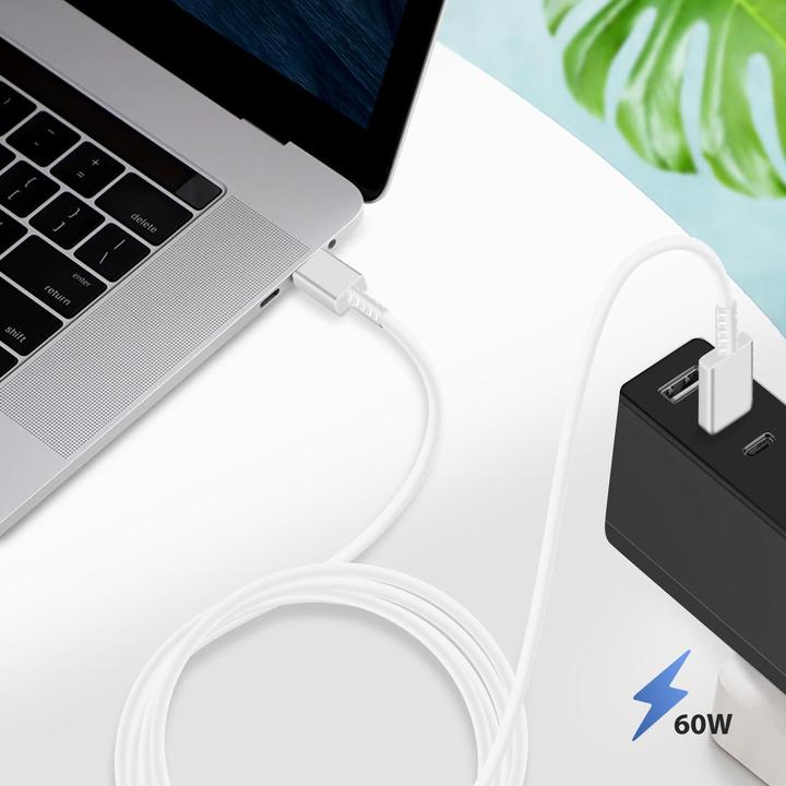 Productafbeelding Samsung USB-C dubbelzijdig, 1,8 m 3A wit (1.80 m, USB 2.0)